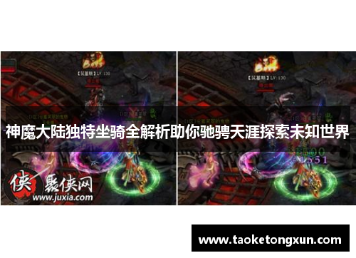 神魔大陆独特坐骑全解析助你驰骋天涯探索未知世界